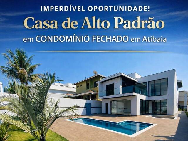 #CA0308 - Casa para Venda em Atibaia - SP